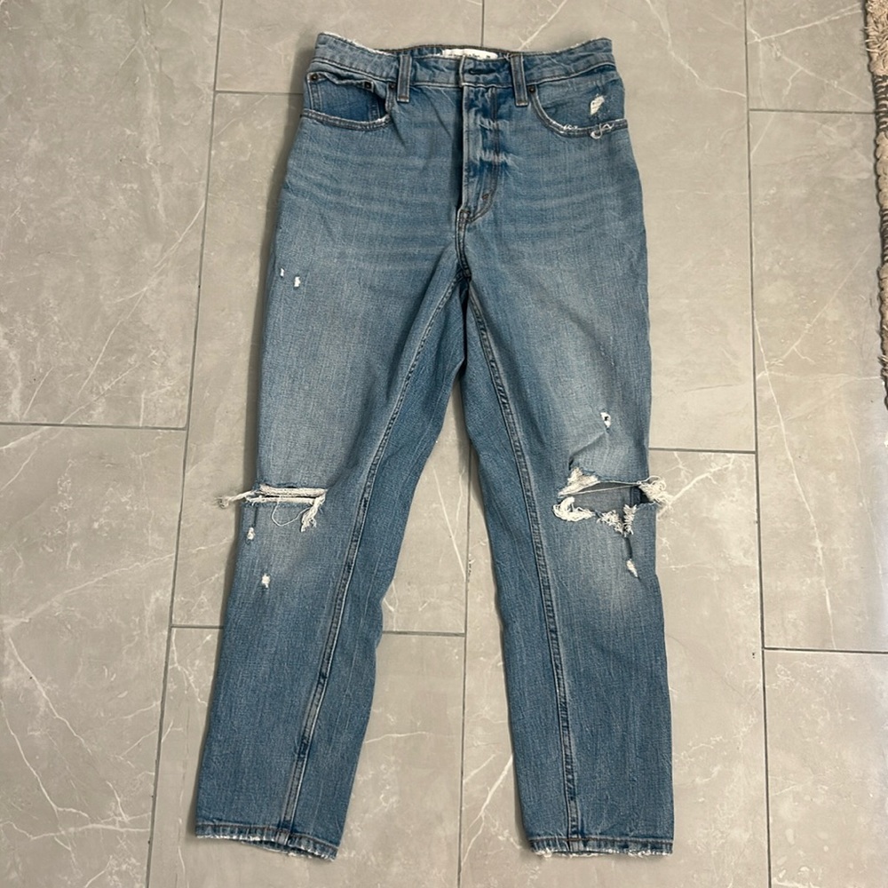 Abercrombie & Fitch Curve Love Skinny High Rise Jeans